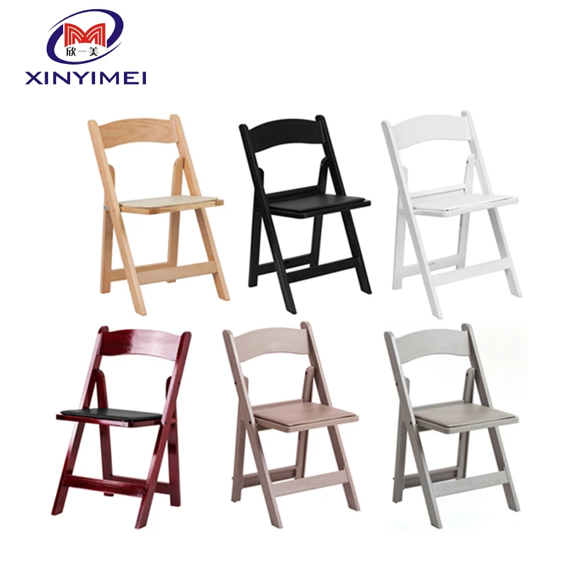 Popular design wholesale wood folding wimbledon chair