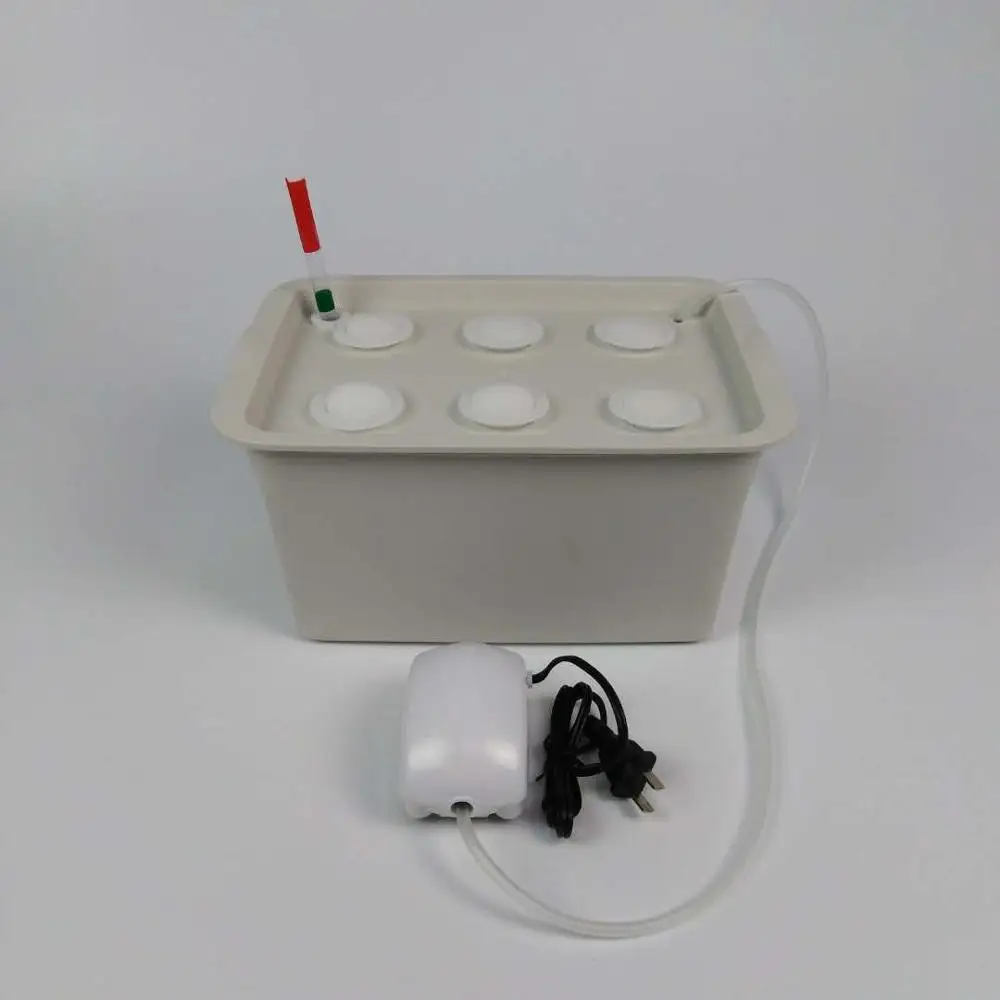 
6 Holes Small Hydroponic Greenhouse Commercial Indoor Plant Growing Boxes 