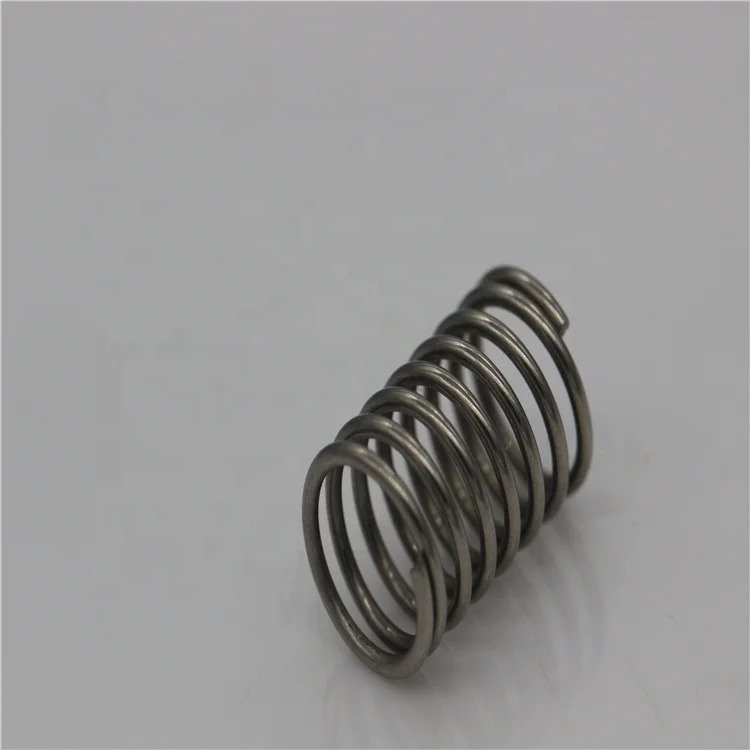 Customer stainless steel thin wire closed end compression spring