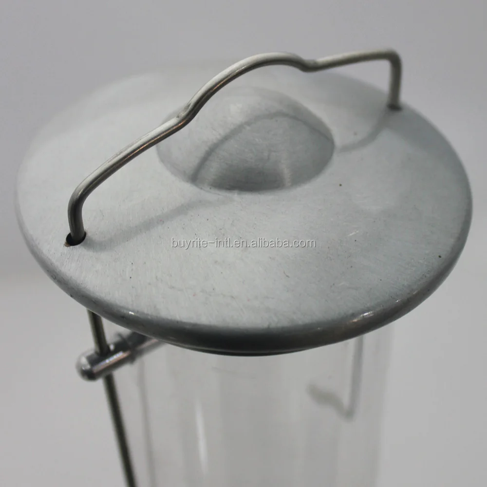 Роскошная подвесная кормушка для птиц из алюминия с металлической отделкой, 21 дюйм