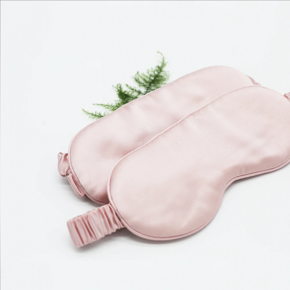 100% Pure Mulberry silk adjustable travel girl used sleeping eye mask