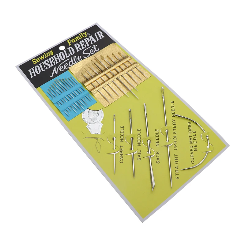 Sewing Tools Yellow Plate Embroidery Sewing Needles Needle Card