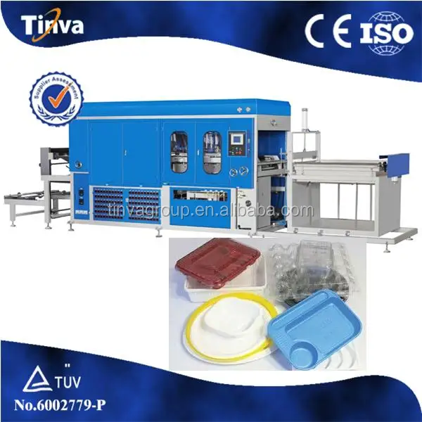 
Полностью автоматическая вакуумная формовочная машина для пищевых контейнеров из пенополистирола 