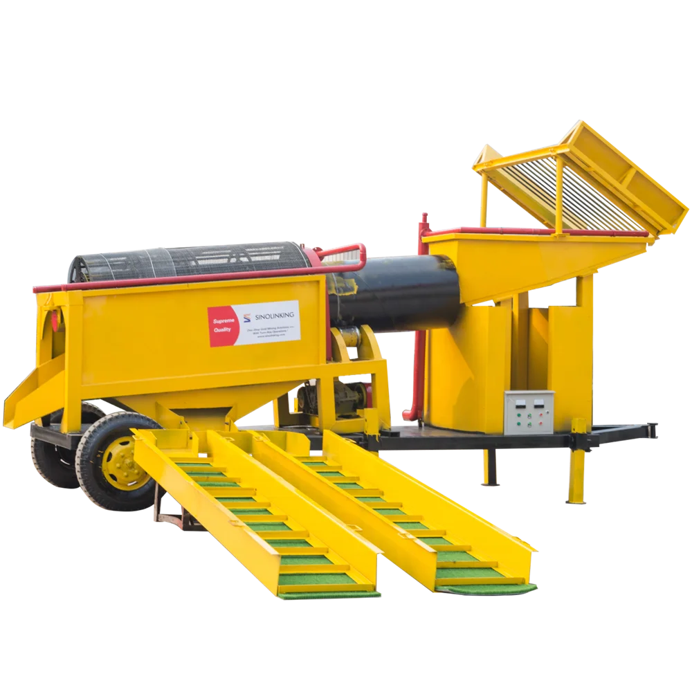 SINOLINKING 20 тонн мини-троммель экран небольшой золотой моющий завод для продажи