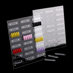 Transparent Magnetic nail art display stand board
