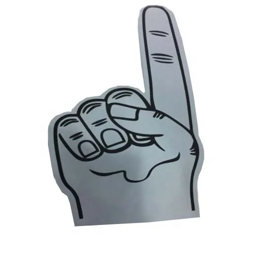 
Promotional Custom Logo Cheer Foam Hand Eva Foam Fingers Cheering Gloves 