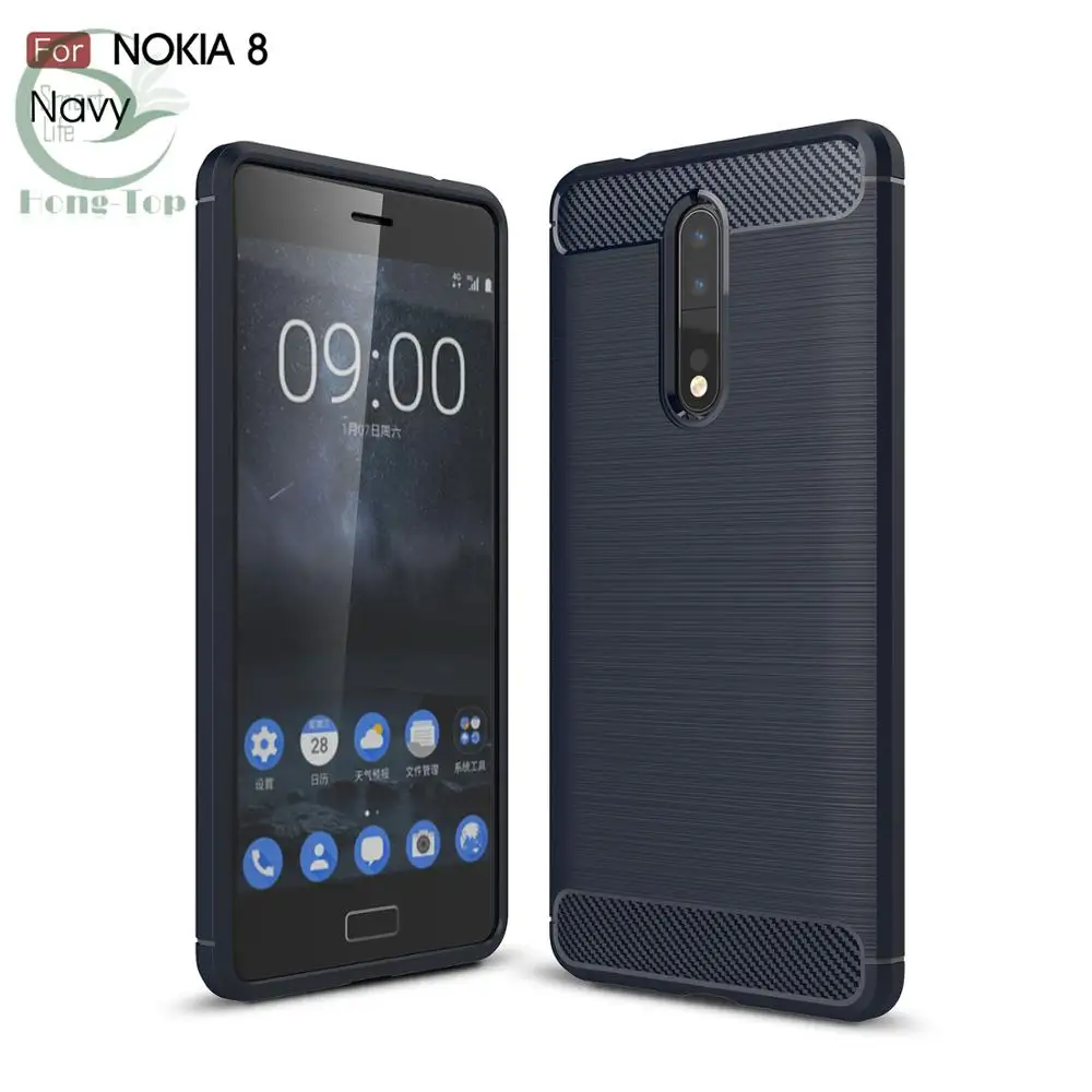 Soft TPU back cover anti explosion phone case for Nokia 8