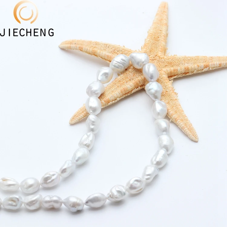 8-9mm grey genuine freshwater irregular shape pearl natural baroque pearl for making jewelry