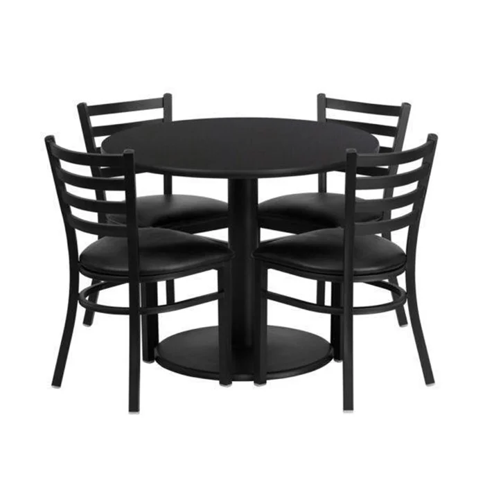 American Restaurant Tables And Chairs Set 4