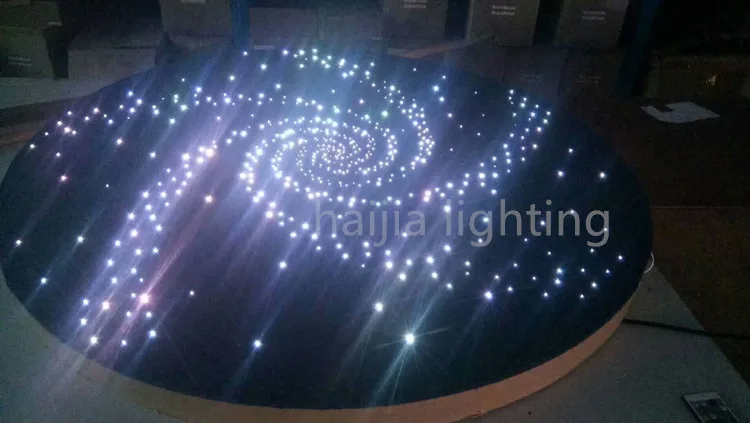 factory customization shape effetc and function led colorful fiber optic 3d moon twinkle and shooting star ceiling light