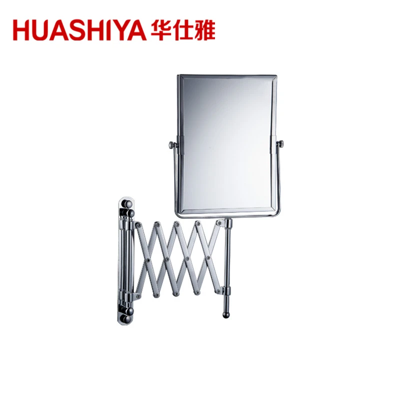 HSY3052 Wall Mounted Flexible Swivel Square Makeup Wall Mirror