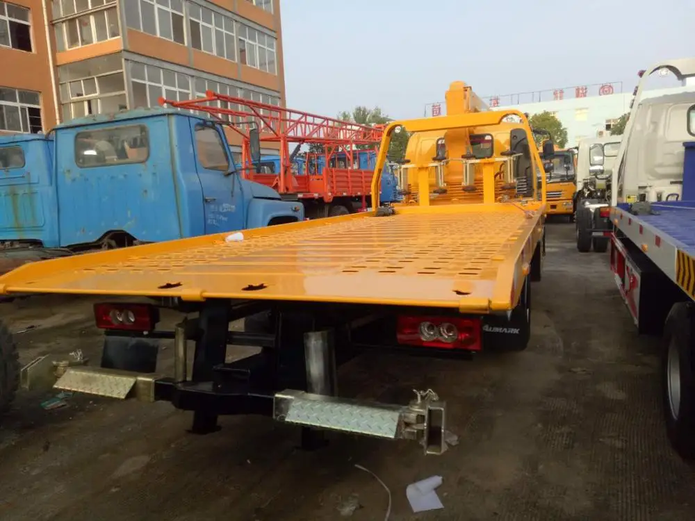 
5tons 5.6meters 18.2ft length wrecker motorcycle accident towing truck 18.2ft size platform tray body on trade 