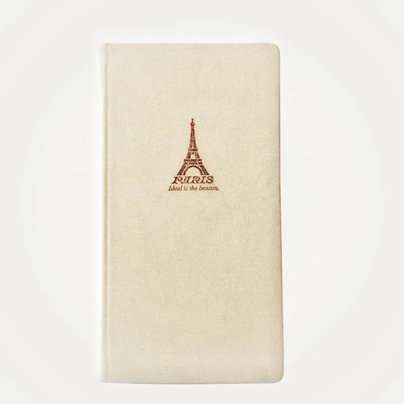Custom Printing Design Linen Fabric Hardcover Journal Pocket Notebook