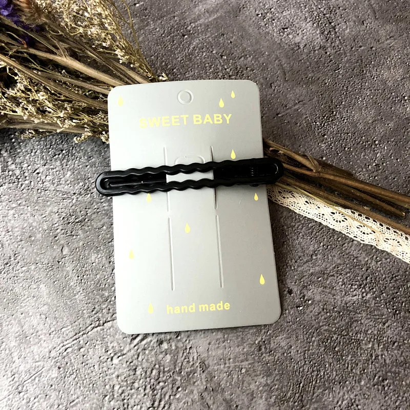 
Hair Clip Paper Card Holder With Custom Logo 