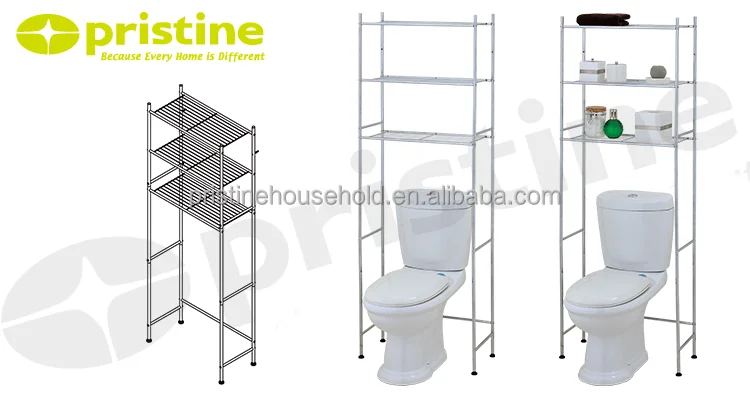 Best OEM SALE Organizer factory household storage manufacturer MIT Housewares Bathroom shelf toilet shelf toilet space saver