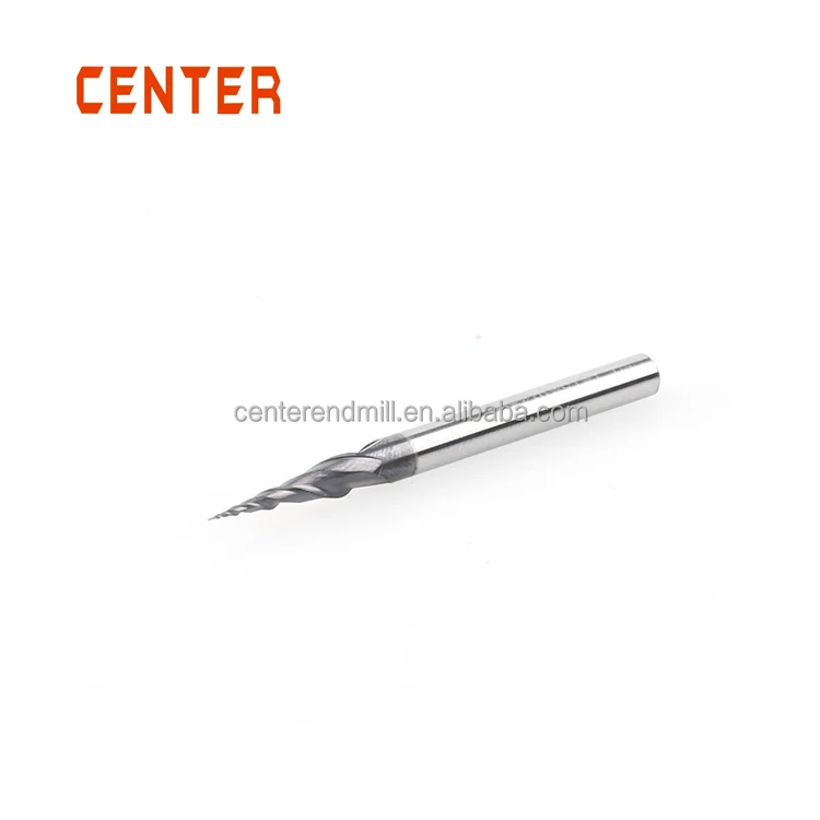 cnc tapered router end milling bit set for woodworking