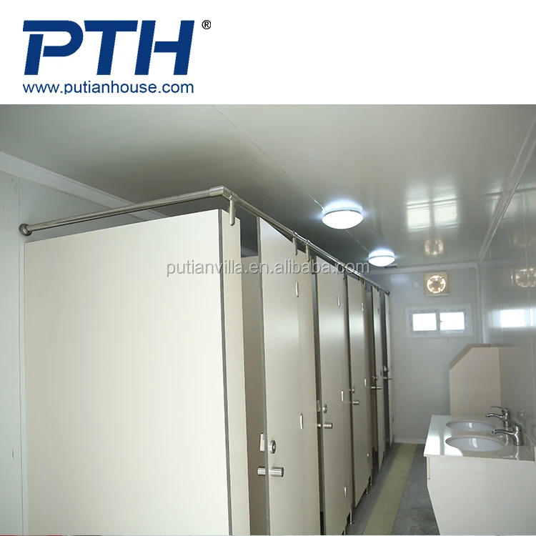 Easy assembly 10ft Container House for toilet, kiosk, guard house, booth