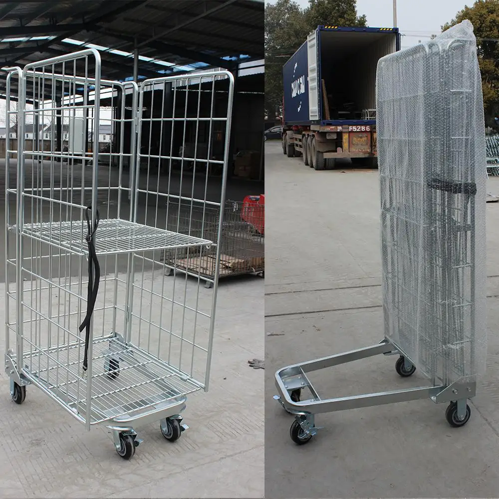 storage locker roll cages container trolley transport cage