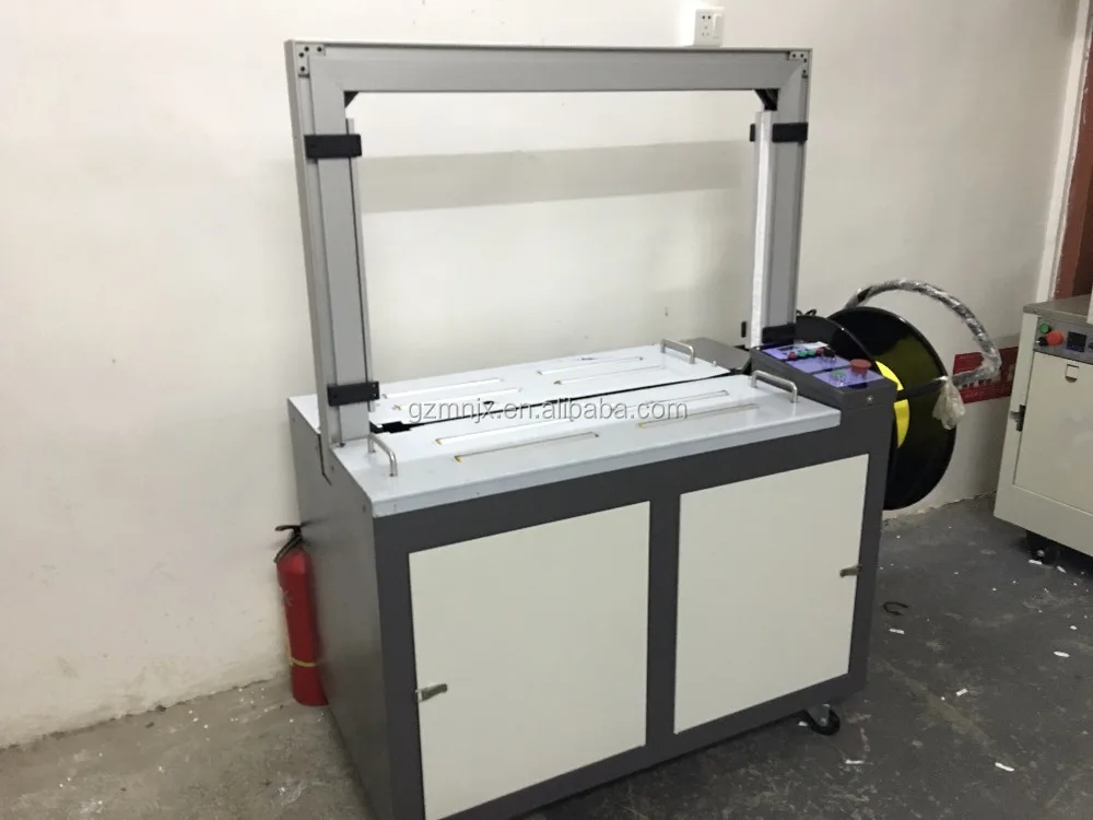 semi-automatic leather strap cutting ankle straps pp belt pp belt plastic boxes hand tying machine