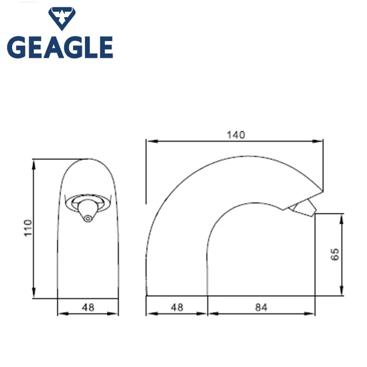 Foam type faucet shape Auto Soap Dispenser