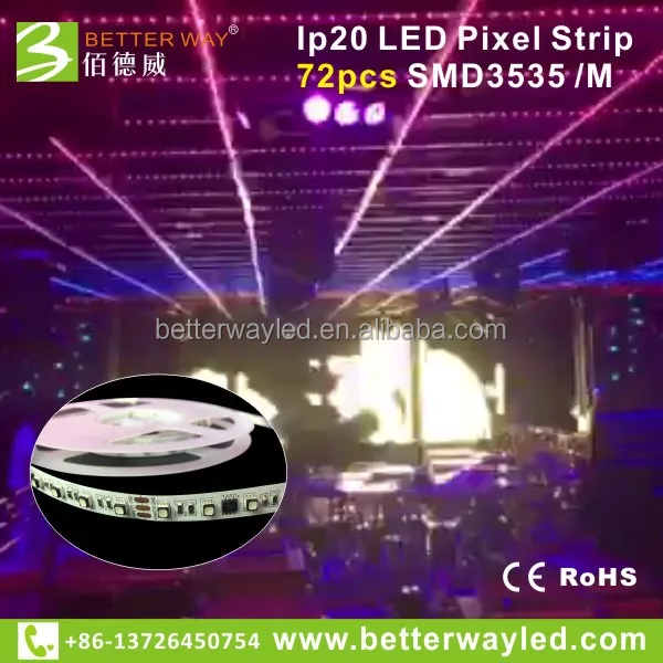 Лучшая цена 72 LED пикселей волшебный свет LED SMD 5050 IC gray65536 с декодер