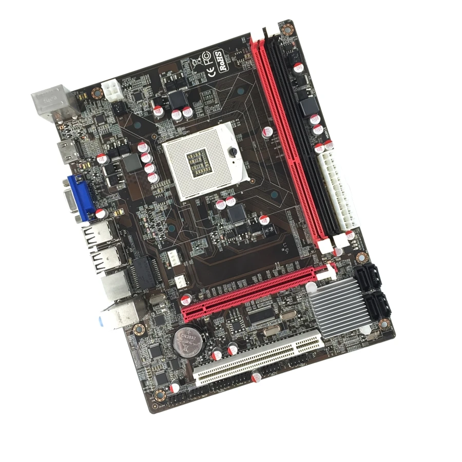 Intel HM55 +i3 +cooling fan mainboard combo pga988 for desktop motherboard