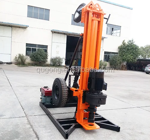 small portable full hydraulic water well drilling rig drilling rig/portable digging machines/borehole drilling machine