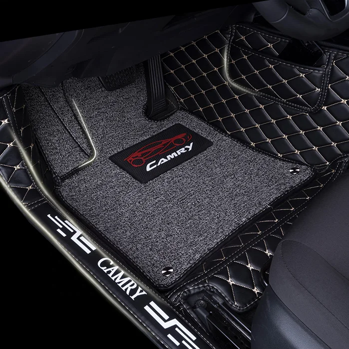 China Manufacture 3D 5D 7D Car Leather Floor Mat Car