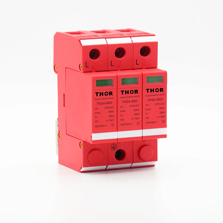 Lightning protection system 60KA power surge protection SPD device