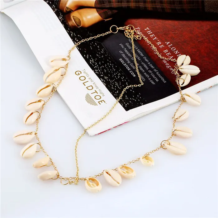 Модная Золотая повязка на голову с цепочкой