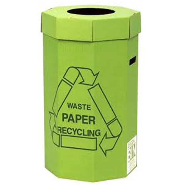 Popular recycle cardboard trash cans