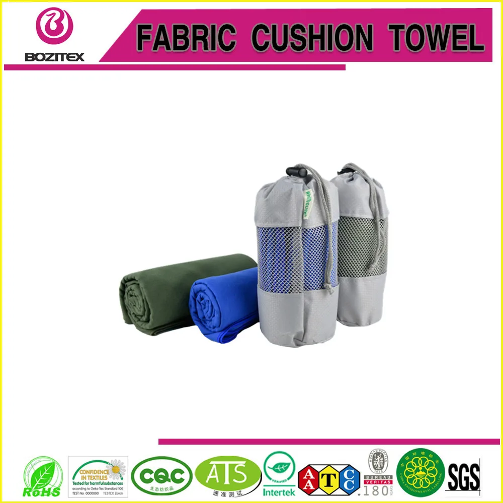 Custom quick dry suede microfiber travel sports towel