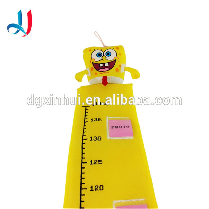 Factory Supplier polyester kids growth chart height meter wall decorative