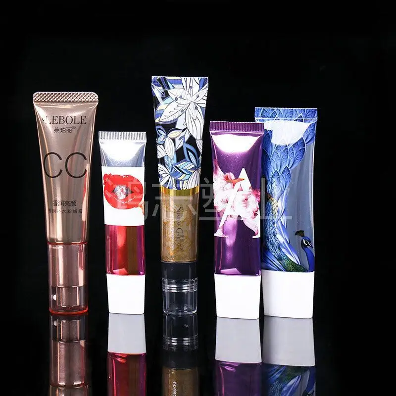 empty PE plastic material bb cream tube with lotion pump in china