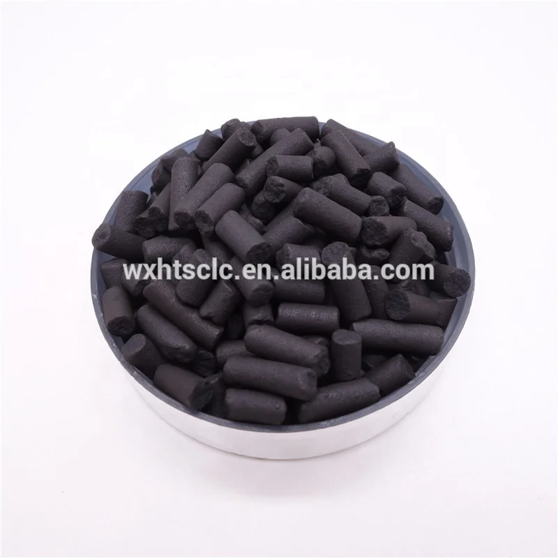 
1.5-8mm pellet activated carbon use for waste water and air purification 