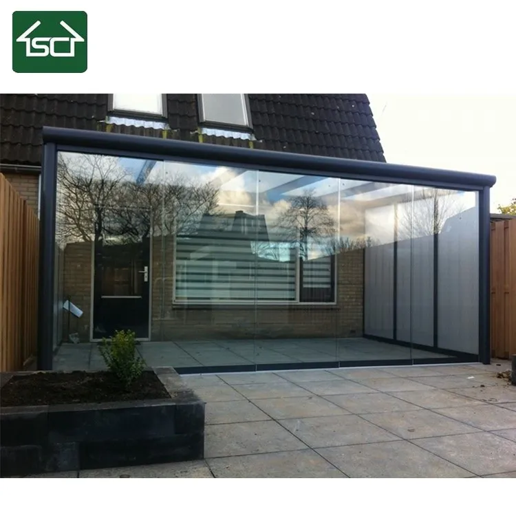 Оптовая продажа, алюминиевая беседка с раздвижной дверью