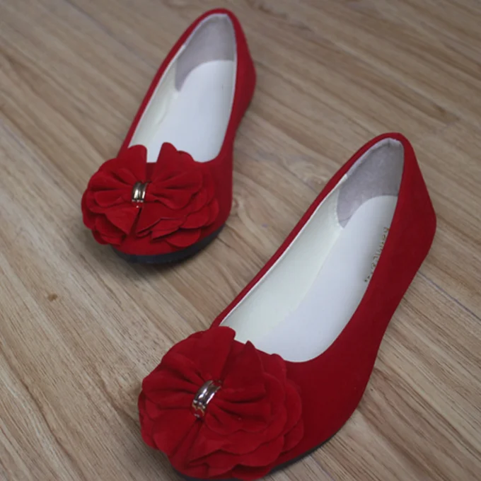 
Large Size Women Shoes Colorful Girls Loafers Korean Ladies Footwear With Flower 