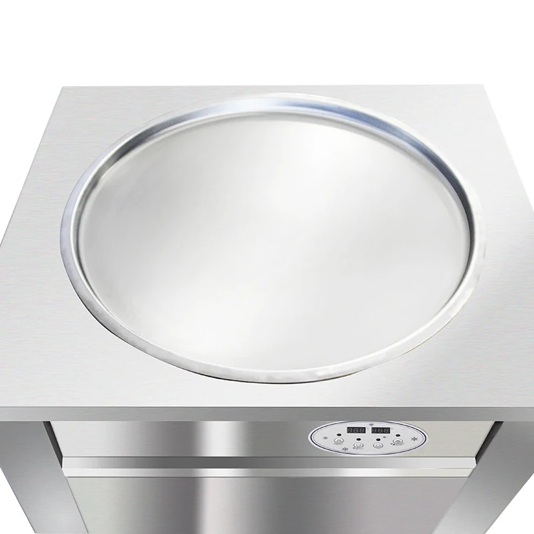 Wholesale factory Commercial Mini and Portable Fried ice cream roll ice maker machine