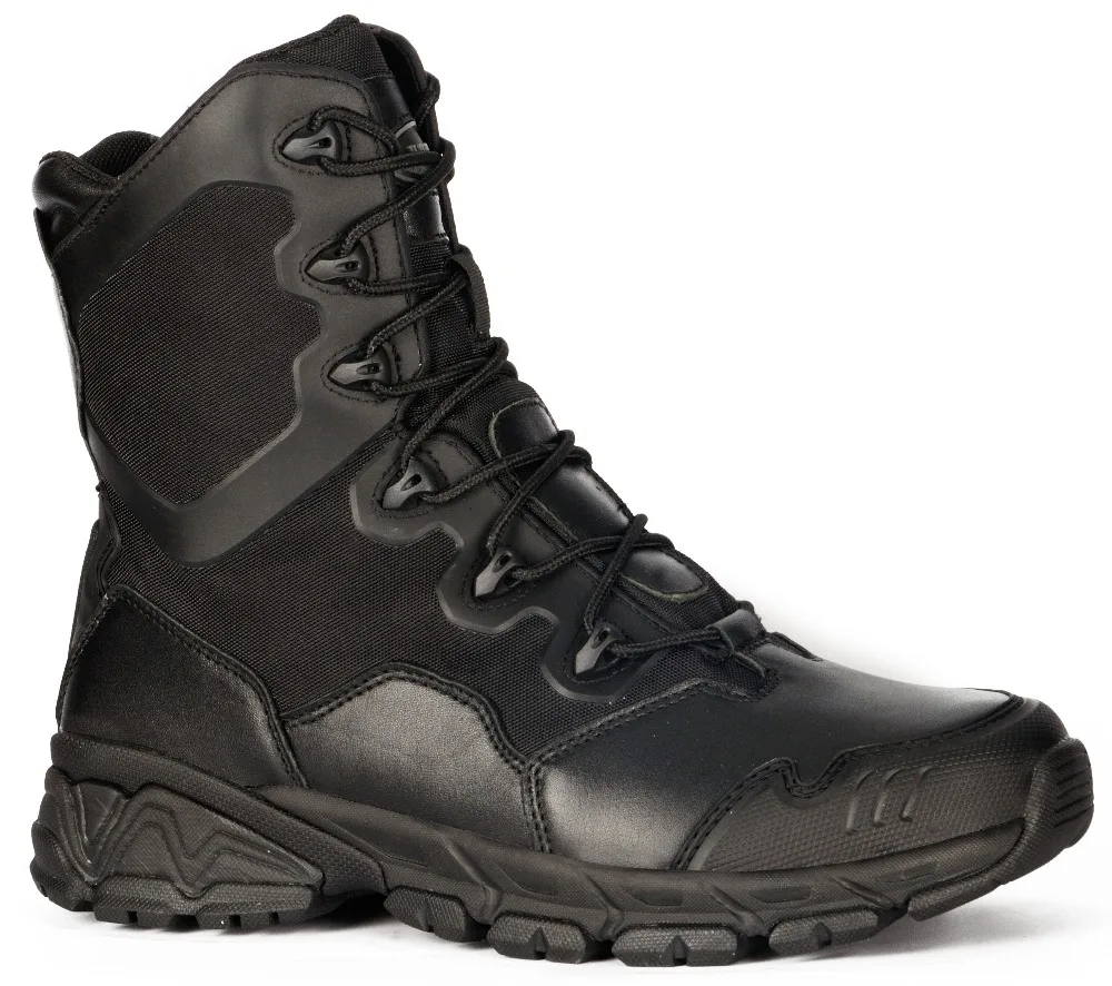 TSB111 military tactical hunting boots black color long lasting