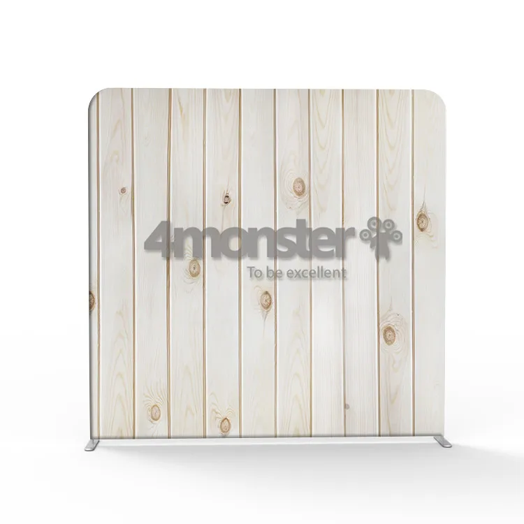 Bright color 3D cubic design 8ft backdrop foto