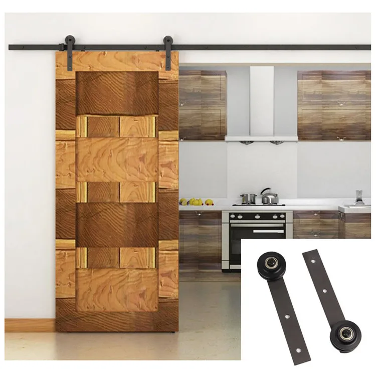 Rustic Style Wooden sliding door for living room