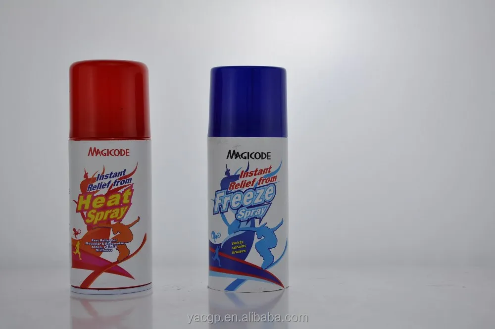 Freeze Spray 150ml Relief The Pain For Sports Accidents First Aid Heat Spray Bulk Custom Cold Spray