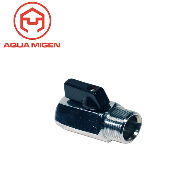 hot selling 1/4 Bsp Thread Stainless Steel Male Female Key Coupler Line Mini Ball Valve