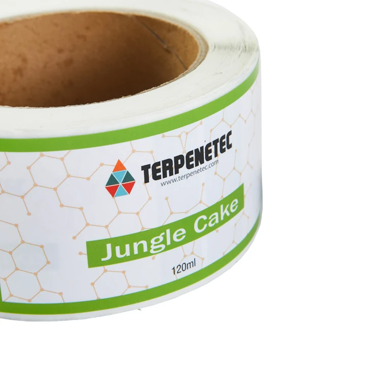 Wholesale Custom Roll Packaging Label Logo Printing Personalized Adhesive Sticker Food Labels