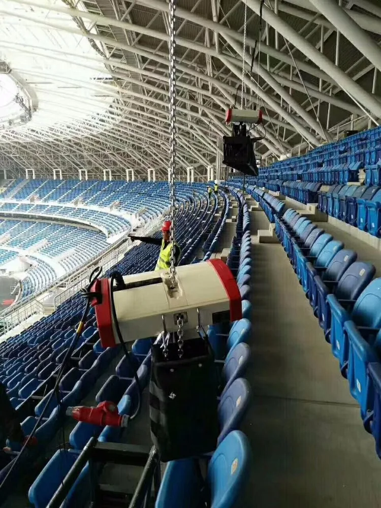 LX8 089 Chain block 1 ton and 2 ton electric chain hoist for truss lifting and event hire