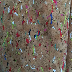 Wooden Fabric Cork Folding Baskets With Waterproof Handle Laundry Hamper For Sundries Clothes