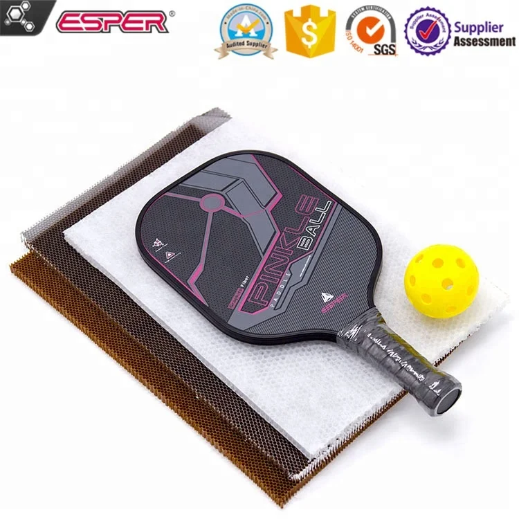 
high quality professional manufacturer graphite polymer honeycomb factory price customized pickleball paddle 