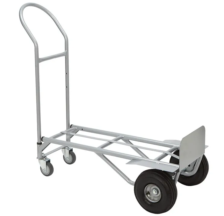 heavy duty metal cart 2 in1 folding platform hand truck