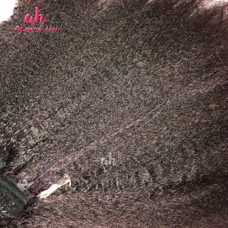 Hot Sale Human Hair Ponytail Extensions Top Grade 10A Virgin Mongolian Kinky Straight Ponytail Fashionable And Classical