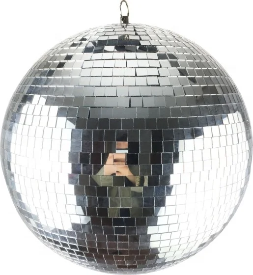 stage lighting lights 8 inch to 72 inch shiny silver color glass party disco light mirror balls